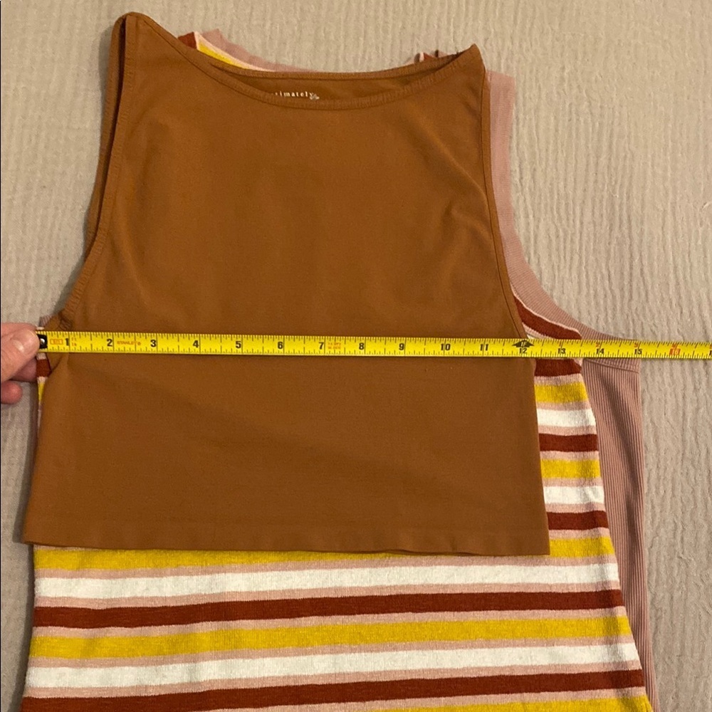 Madewell & Free People Bundle Striped and Solid Kids Tank Tops Set Size XS / S - Picture 8 of 8